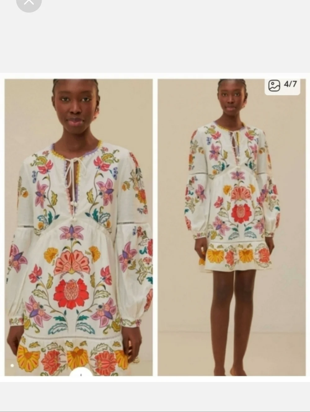 Farm Rio Insects Minidress *READ - Picture 4 of 7